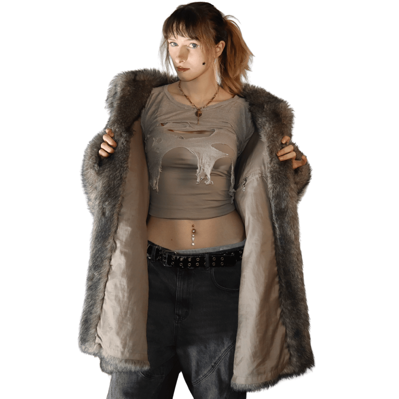 crown fur jacket by vin.shooter