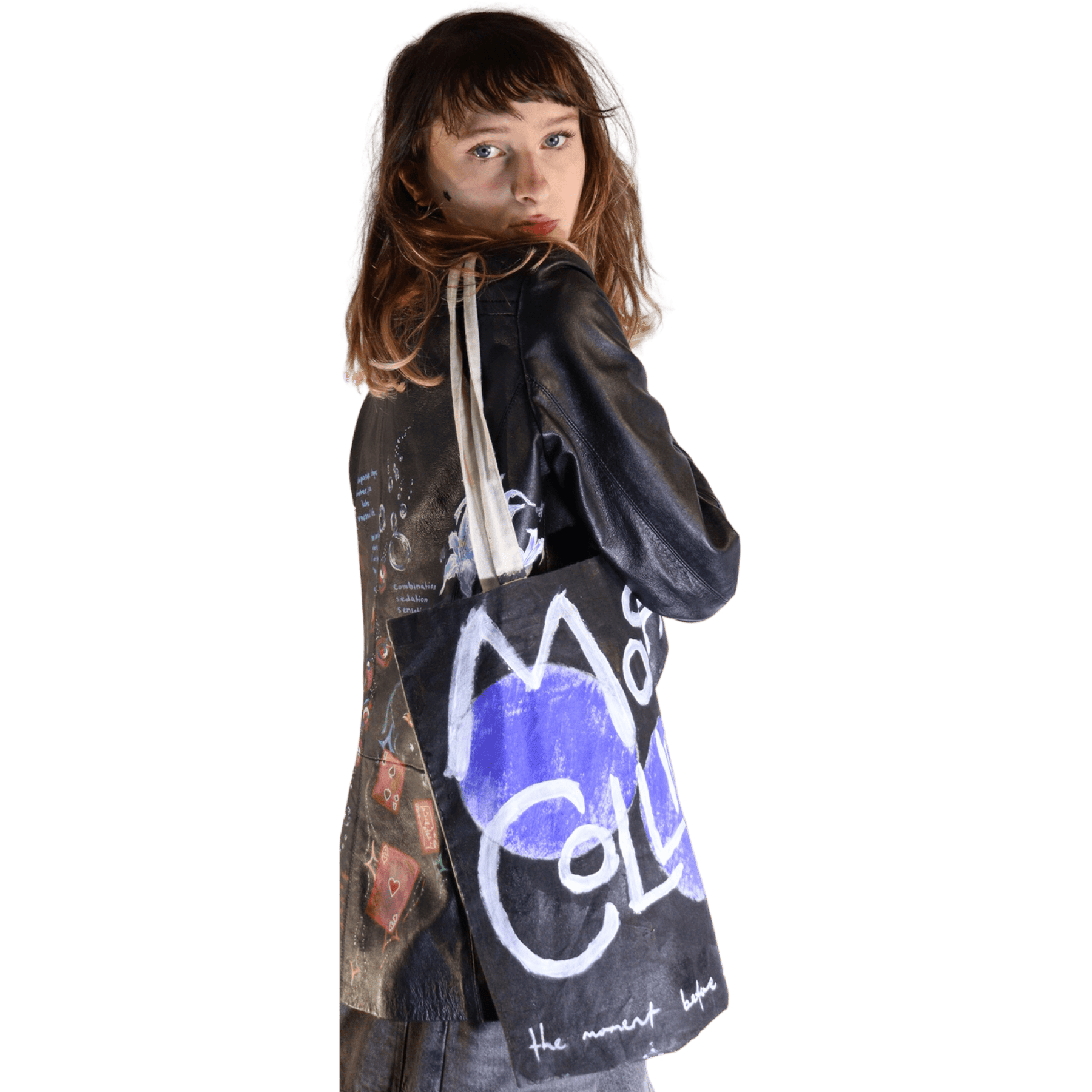 Moons collide Jute Bag