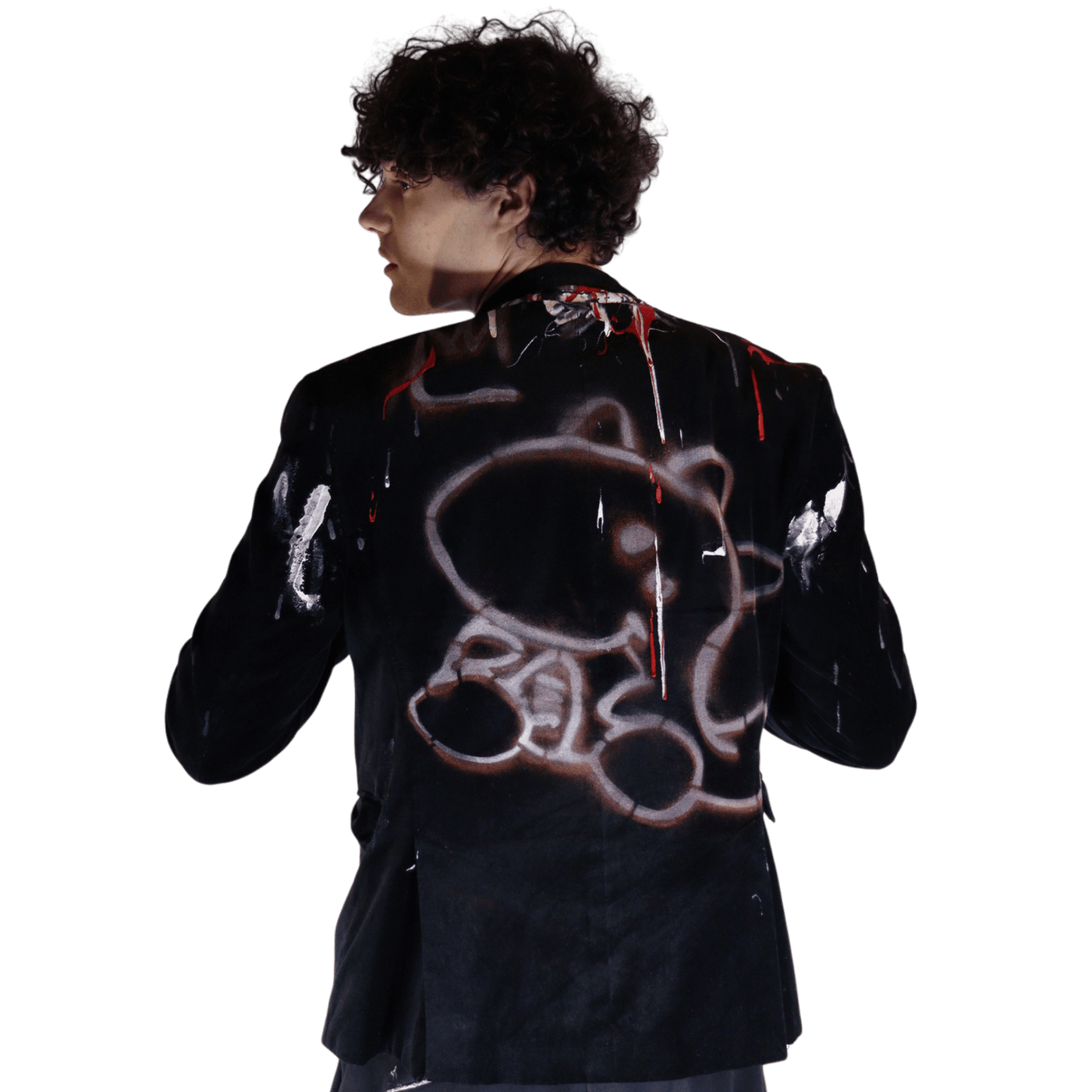 velvet dino jacket by slaankyy